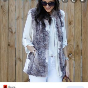 CAbi Aspen Faux Fur Vest